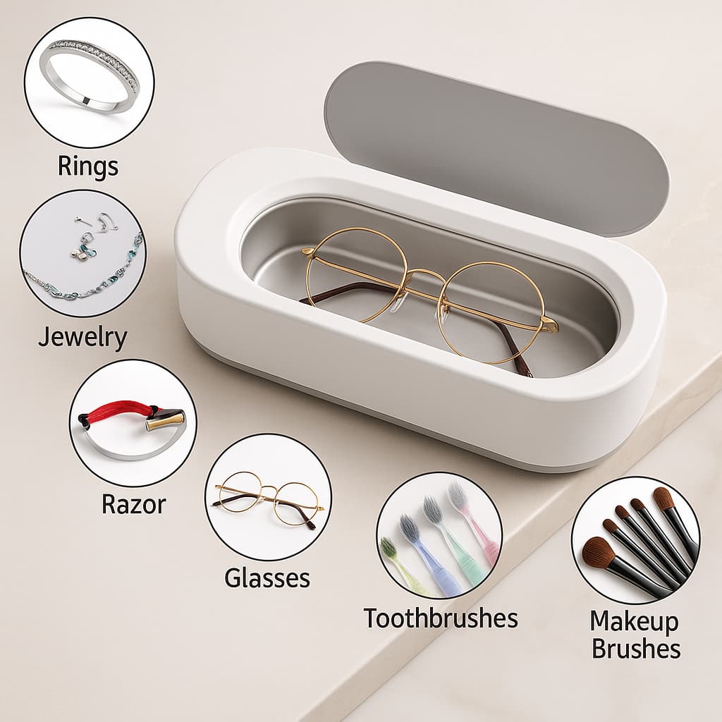 VERRESA™ Ultrasonic Glasses Cleaner – Professional Lens Cleaning Device for Eyeglasses, Jewelry & More