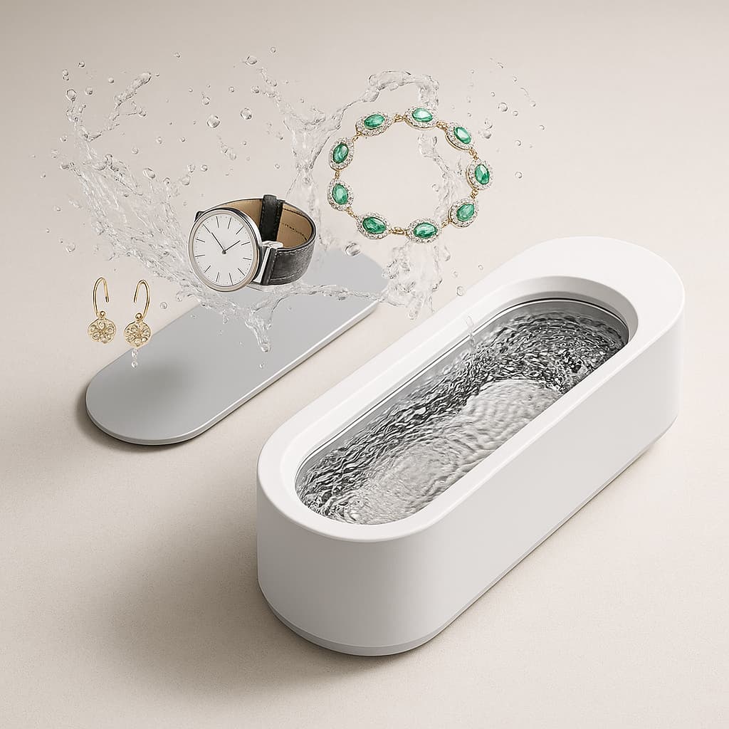 VERRESA™ Ultrasonic Glasses Cleaner – Professional Lens Cleaning Device for Eyeglasses, Jewelry & More